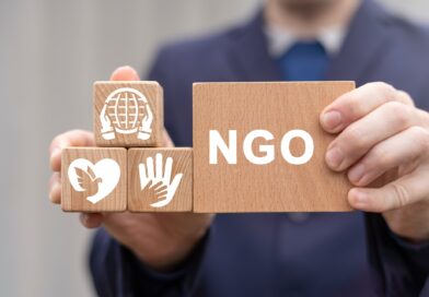 Bausteine mit NGO-Symbolik | Hilfsorganisation Schweiz
